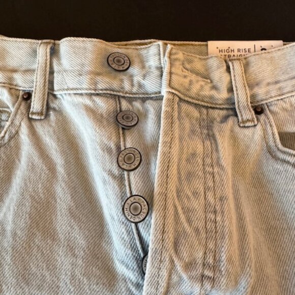 NWT PacSun High Rise Straight 90s Jeans, Size 24 - Picture 1 of 6